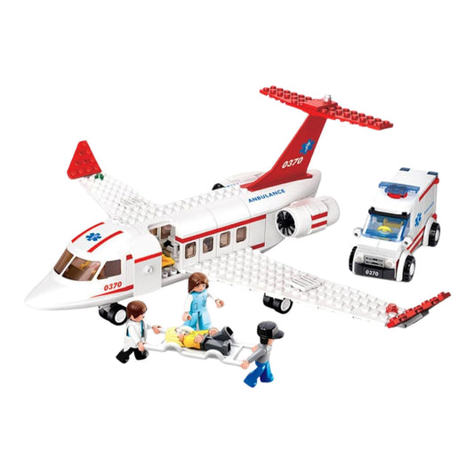 Airplane with mini ambulance set