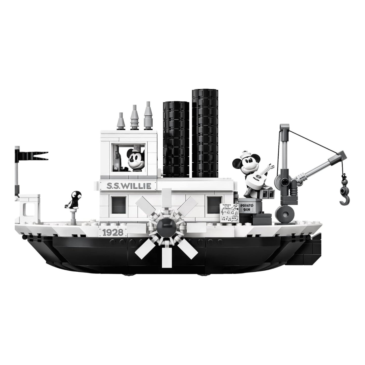 Mickey Mouse Ship Moudle Willy Puzzle Toy - Block Center