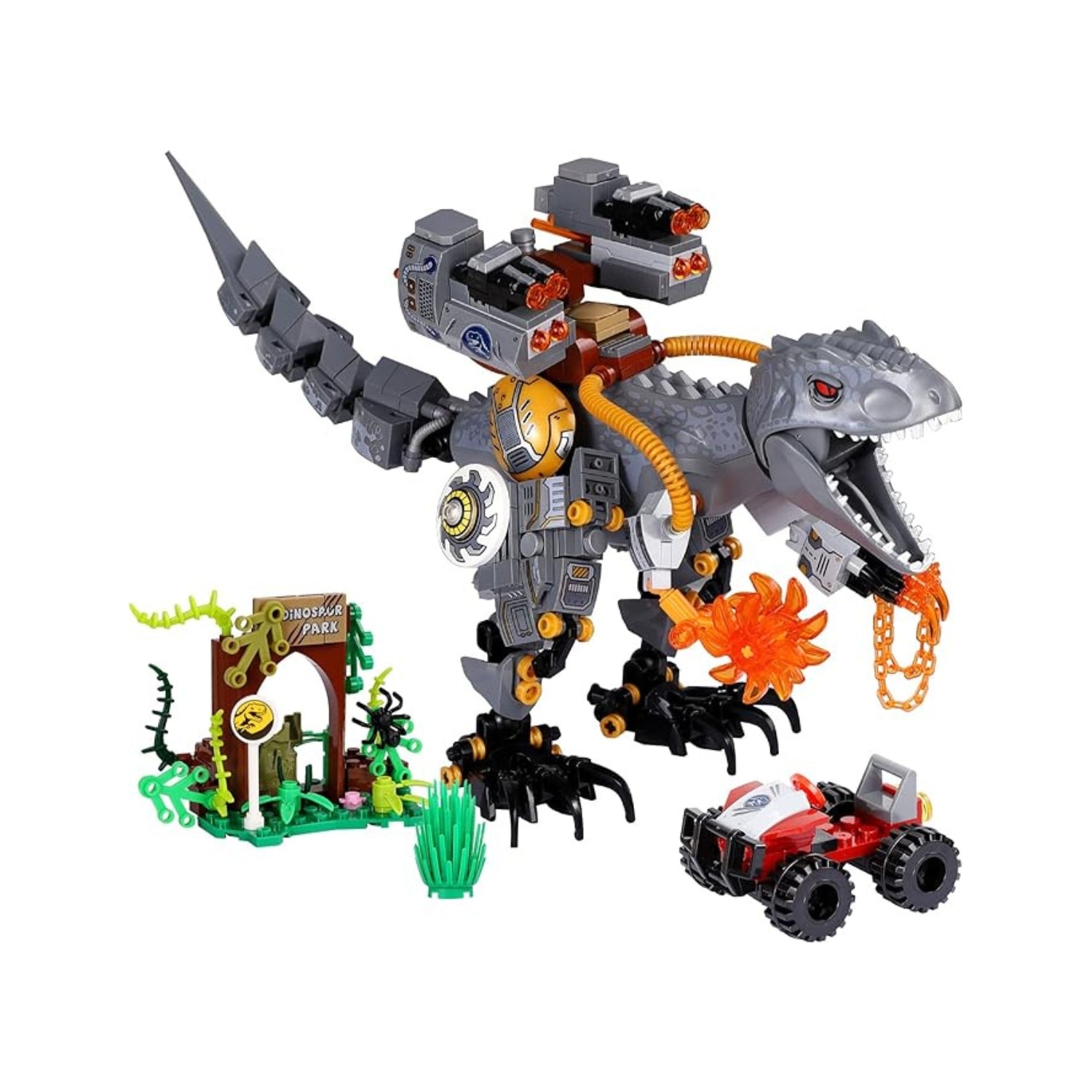 Tyrannosaurus Model Building Blocks Toy - Block Center