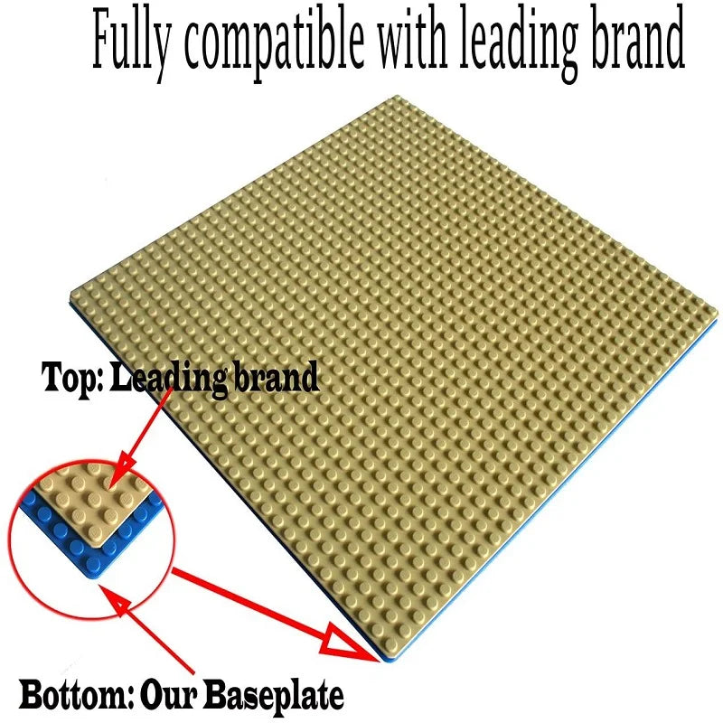 32x32 16X16 16X32 | Base Plates for Building Blocks - Classic Brick Accessories