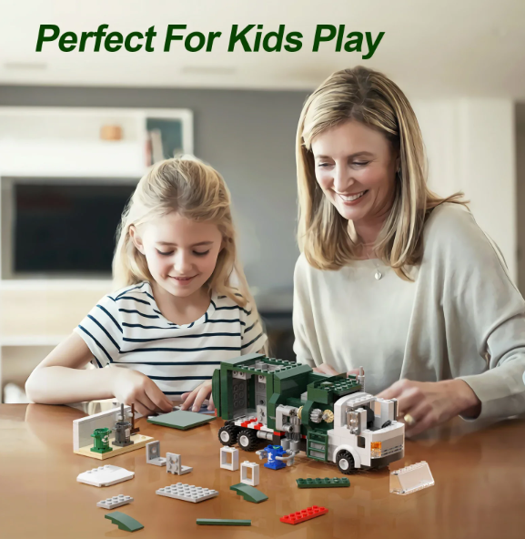 Garbage Recycling Truck Set