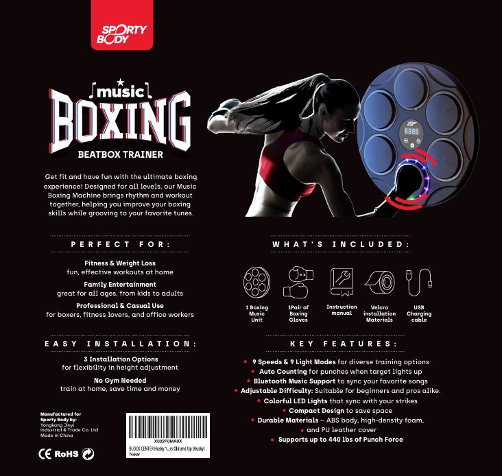 Music Boxing from Sporty Body