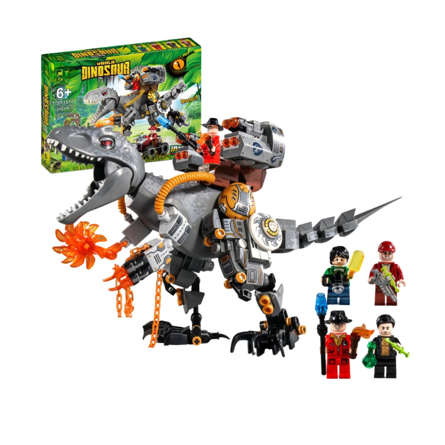 Tyrannosaurus Model Building Blocks Toy - Block Center