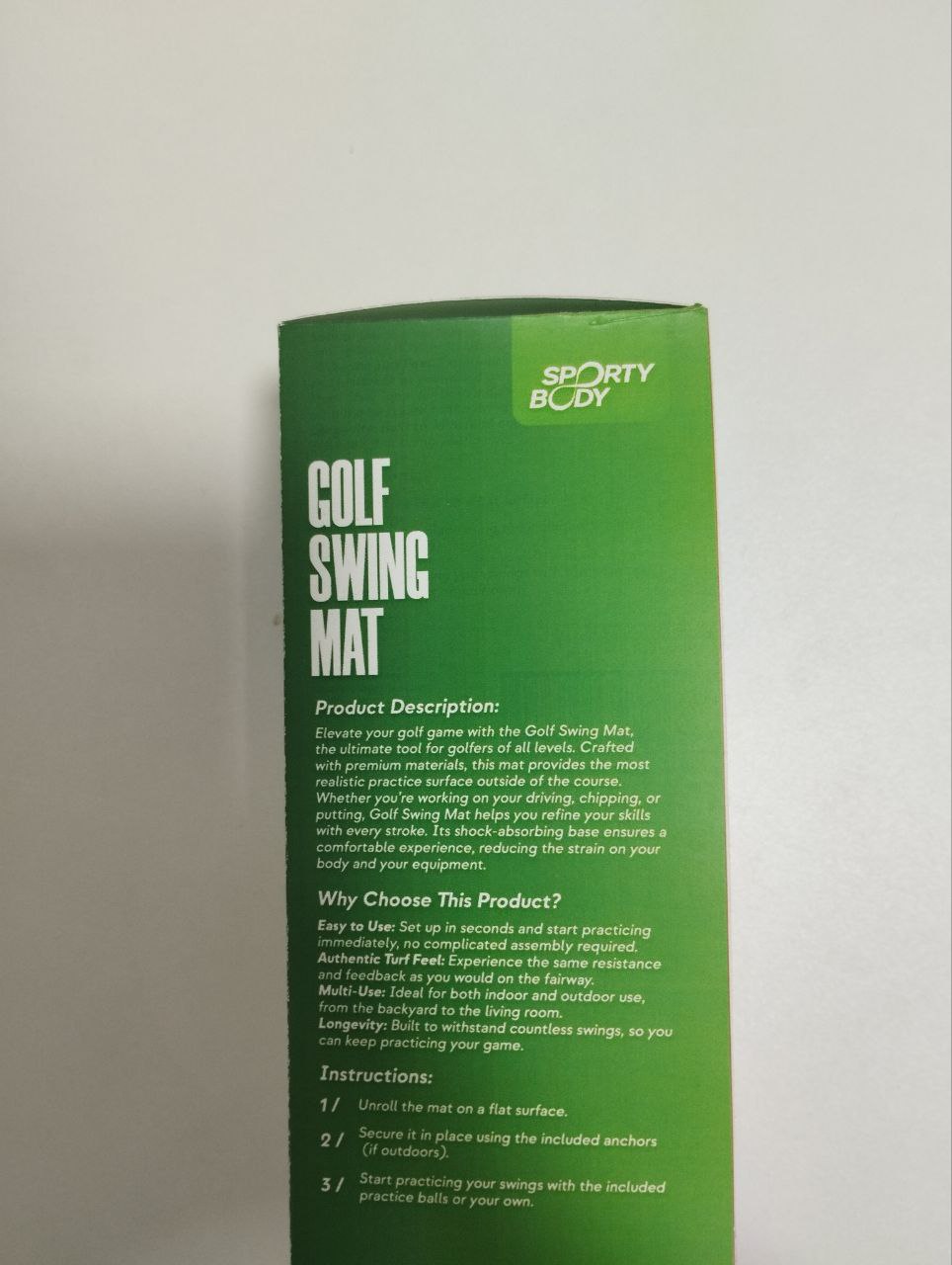 Golf swing mat