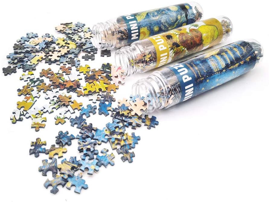 Sunflower Test Tube Puzzle - Block Center
