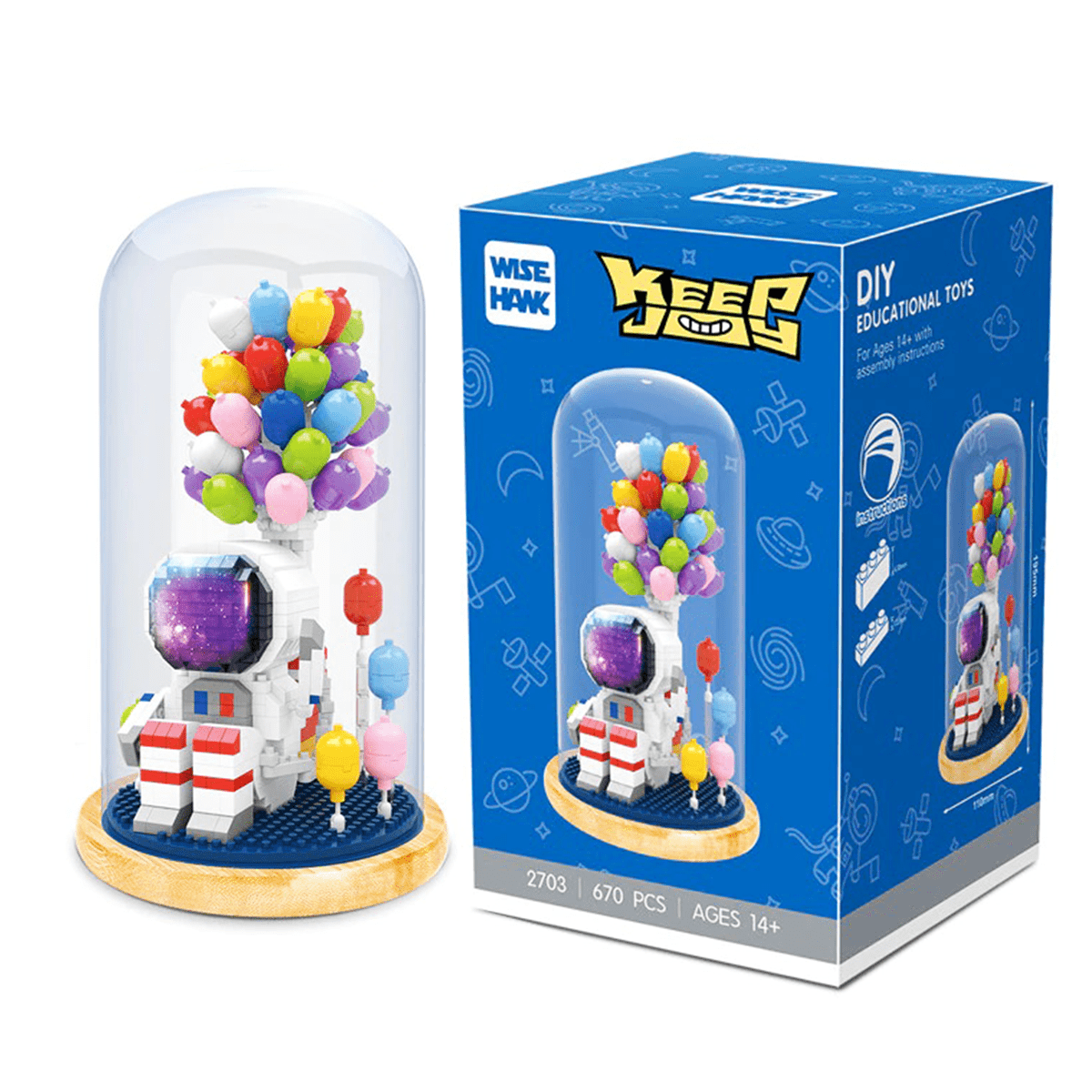 Fun Astronaut - Balloons - Block Center