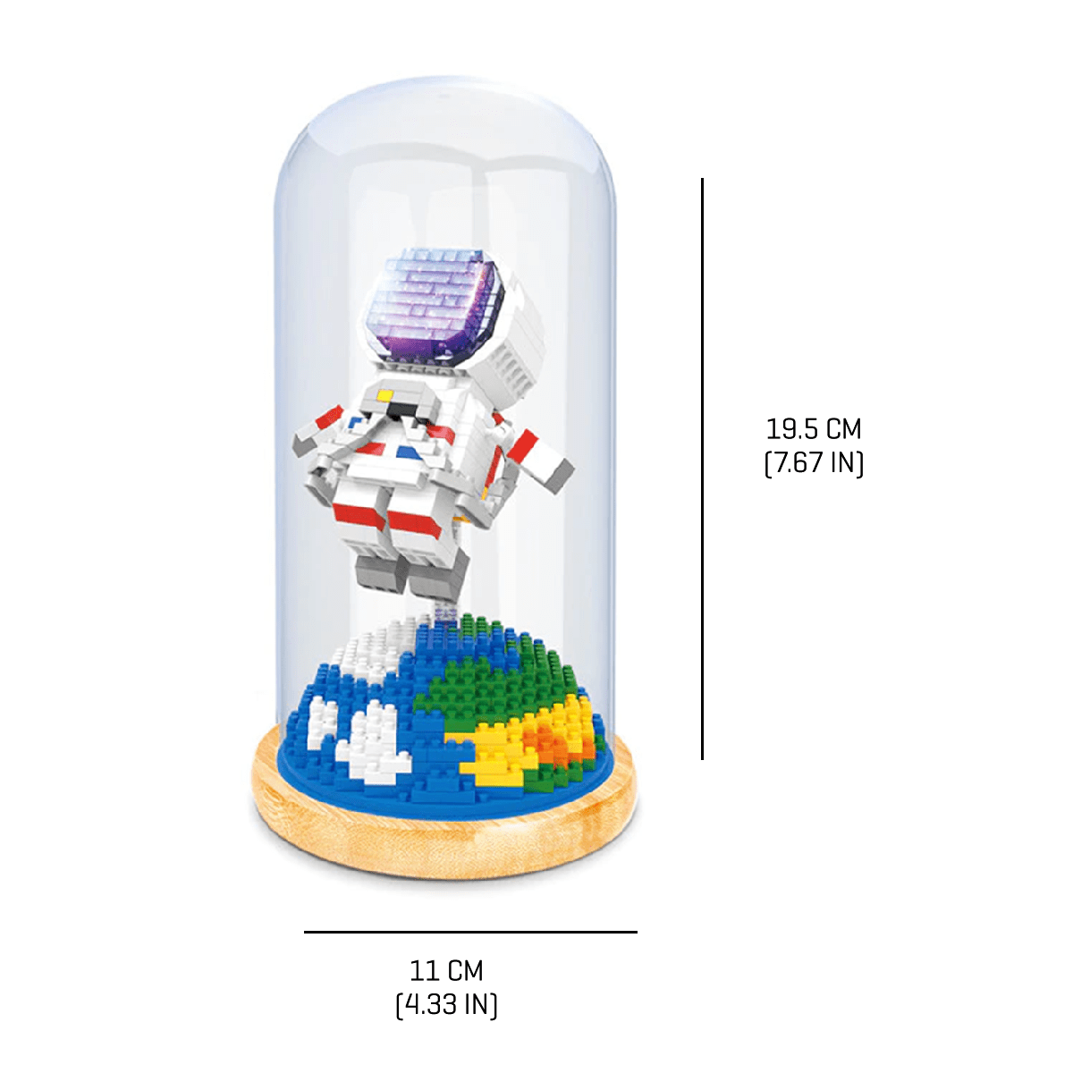 Fun Astronaut - Earth - Block Center