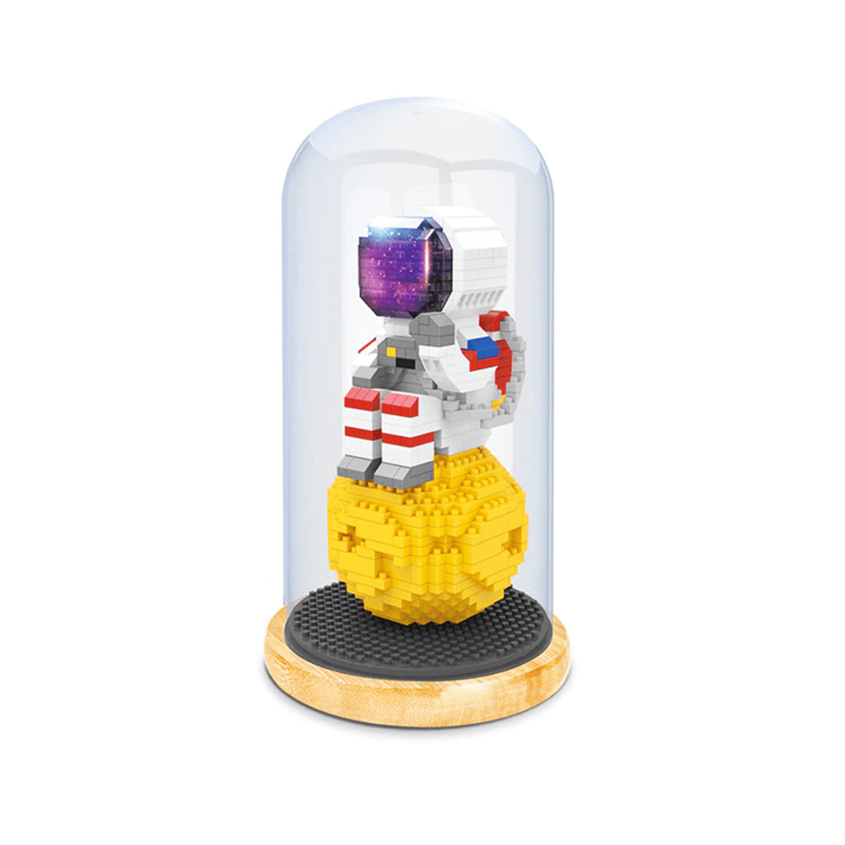 Fun Astronaut - Full Moon - Block Center
