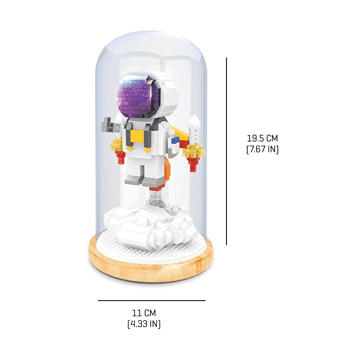 Fun Astronaut - Rocket - Block Center