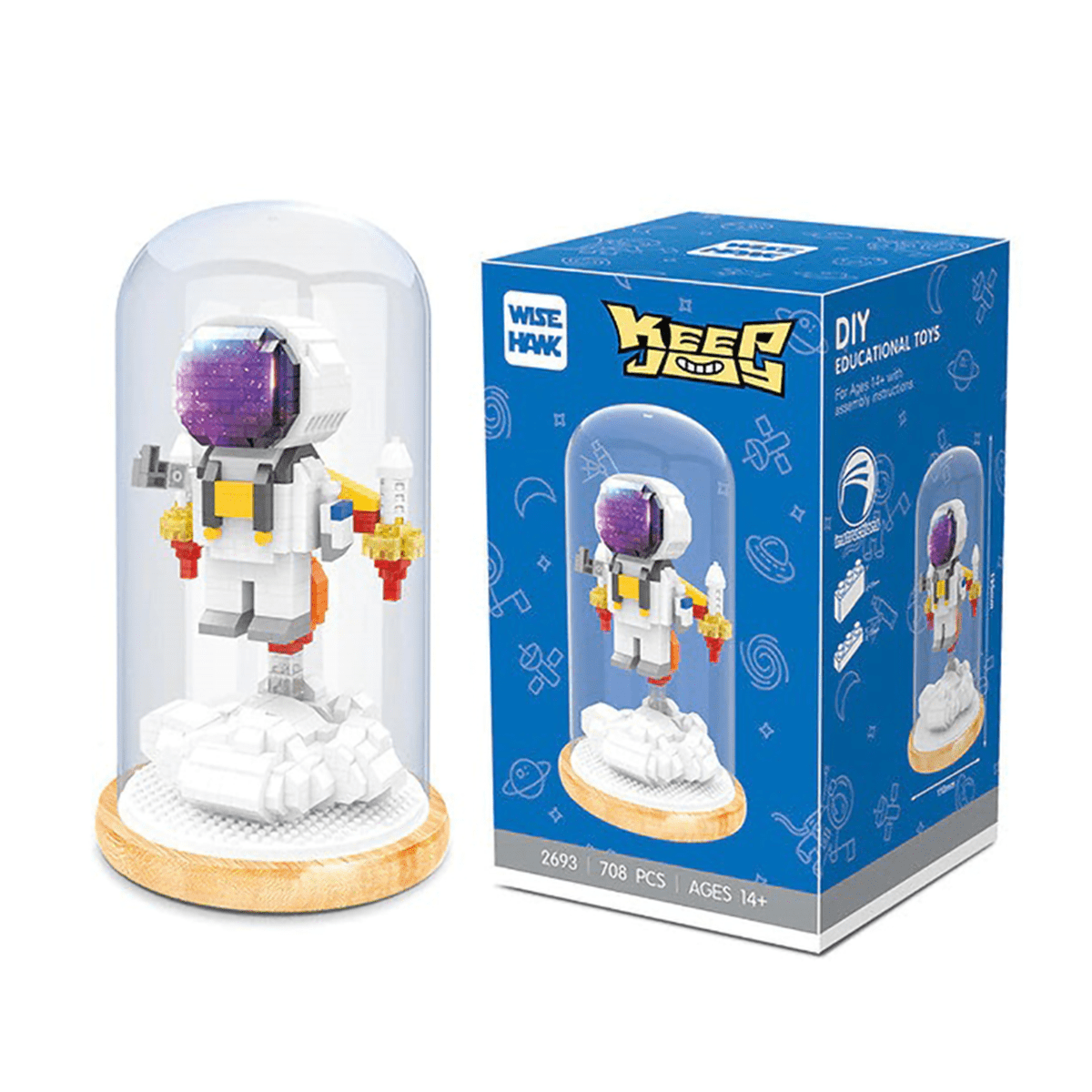 Fun Astronaut - Rocket - Block Center