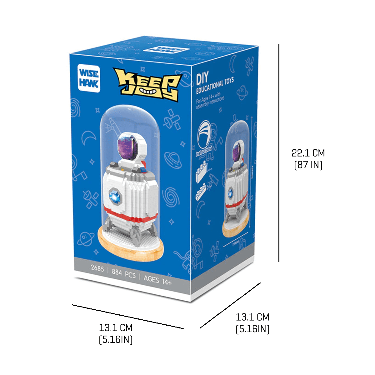 Fun Astronaut - Ship - Block Center