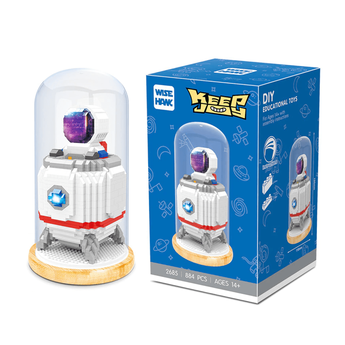 Fun Astronaut - Ship - Block Center