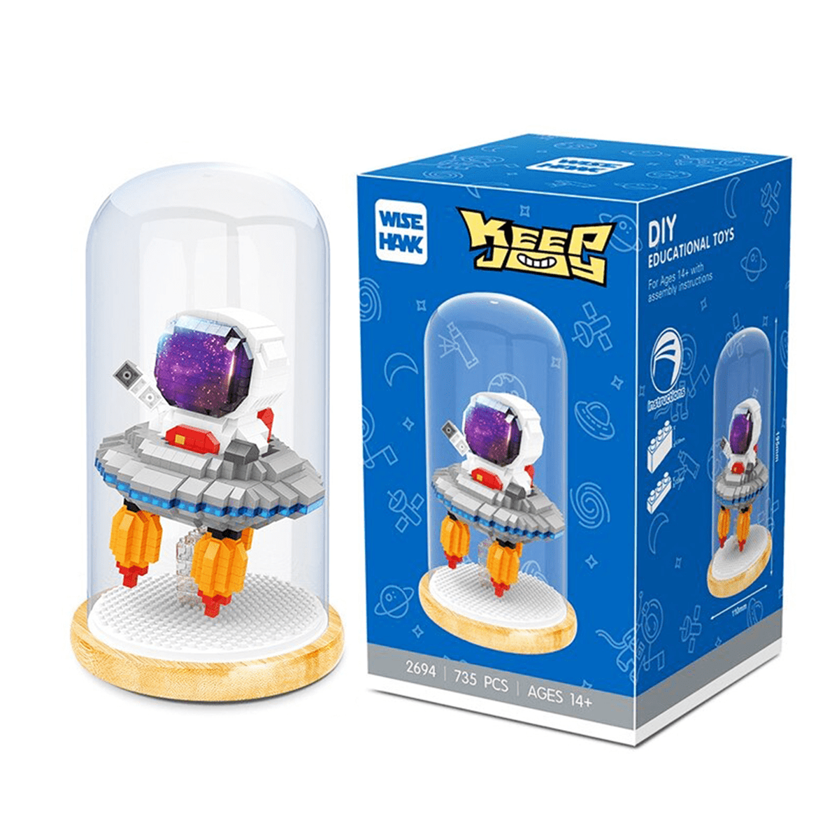 Fun Astronaut - Saucer - Block Center