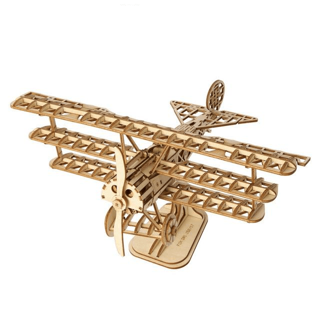 Airplane 3D Wooden Puzzle - Block Center