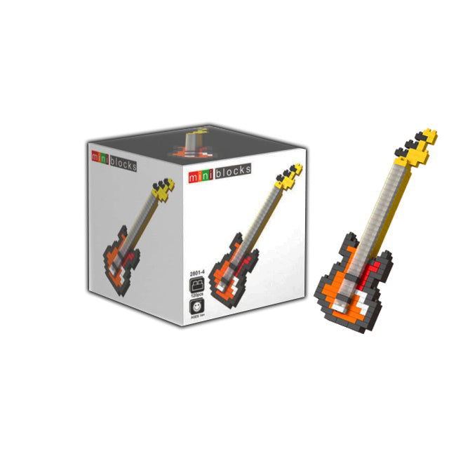 Bass Guitar - Nano Block Set - Block Center