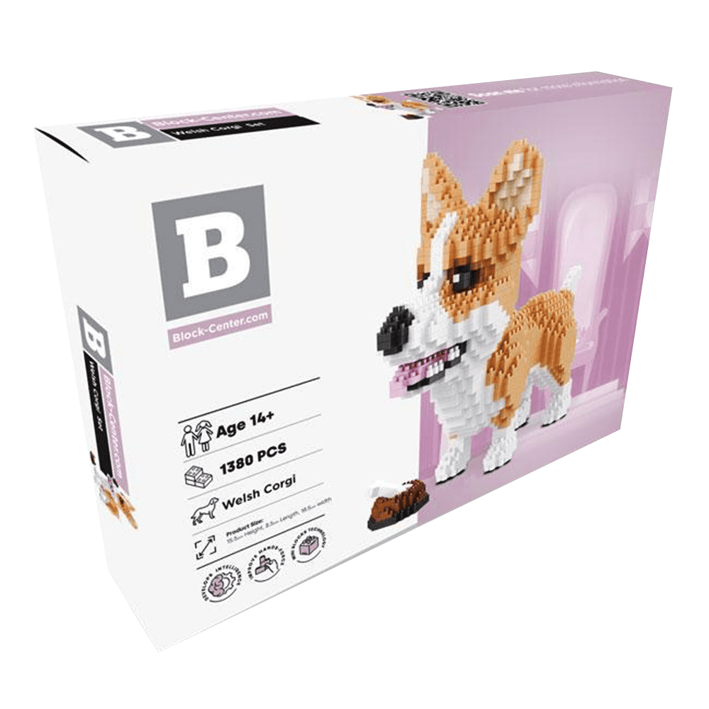 Pembroke Welsh Corgi Dog - Block Center