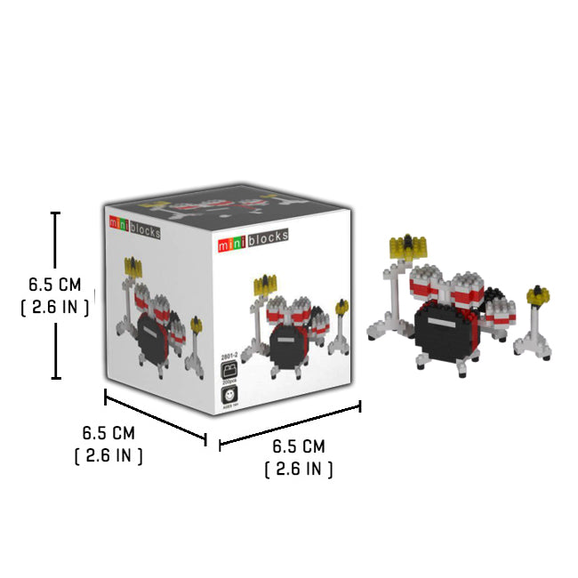 Drum Kit - Nano Block Set - Block Center