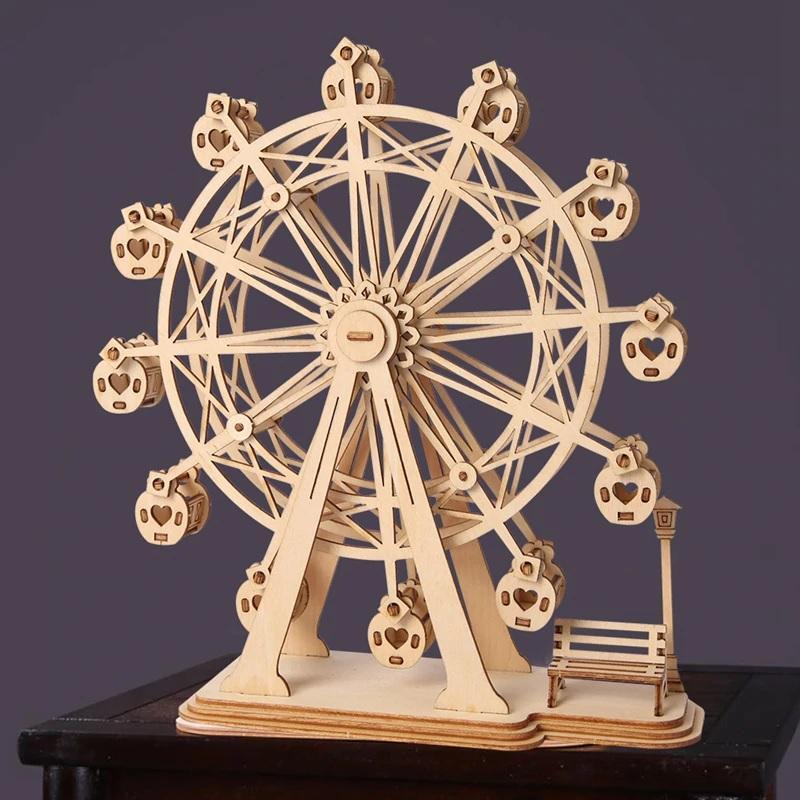 Ferris Wheel 3D Wooden Puzzle - Block Center