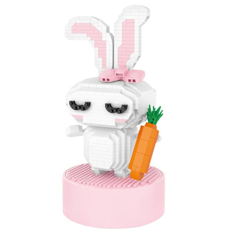 Rabbit Music Box - Block Center