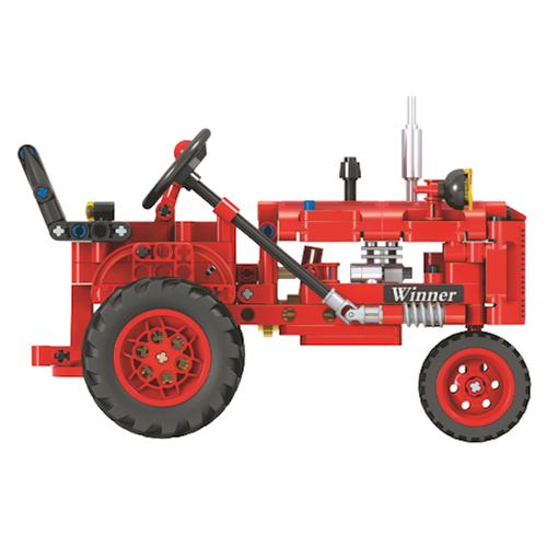Classical Red Tractor - Block Center