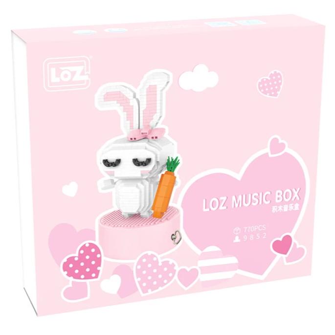 Rabbit Music Box - Block Center