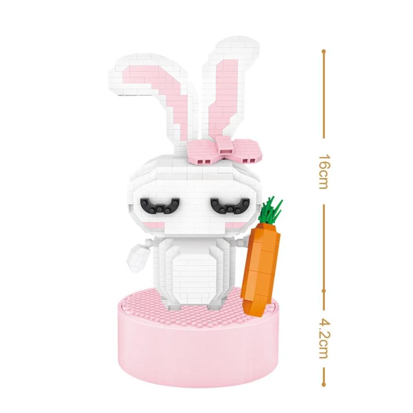 Rabbit Music Box - Block Center