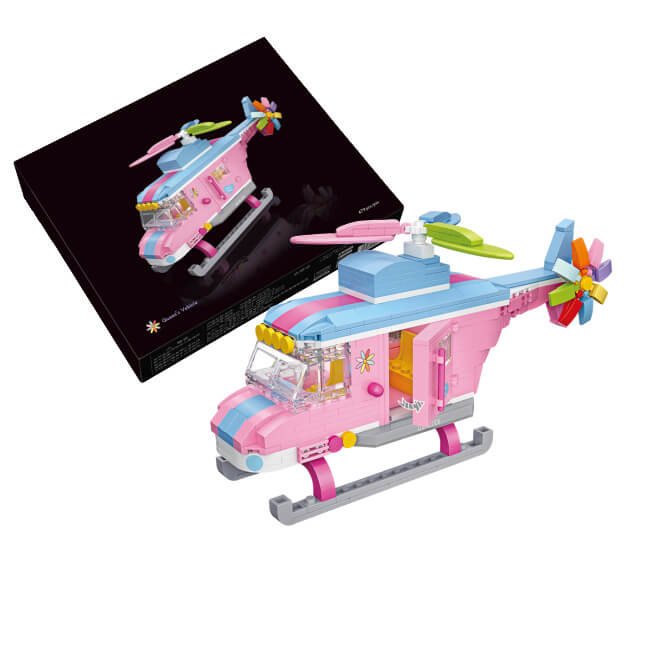 Pink Helicopter - Block Center