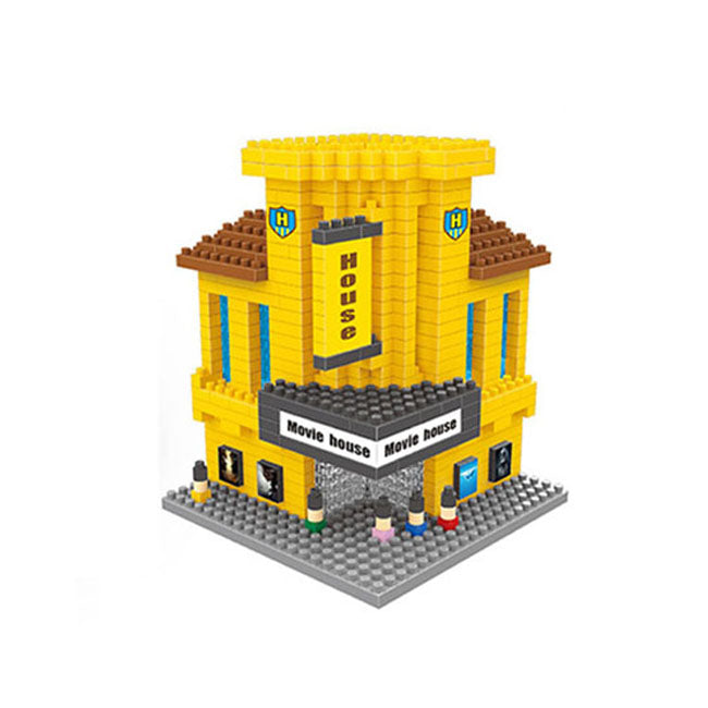 Hollywood Cinema - Nano Blocks Set - Block Center