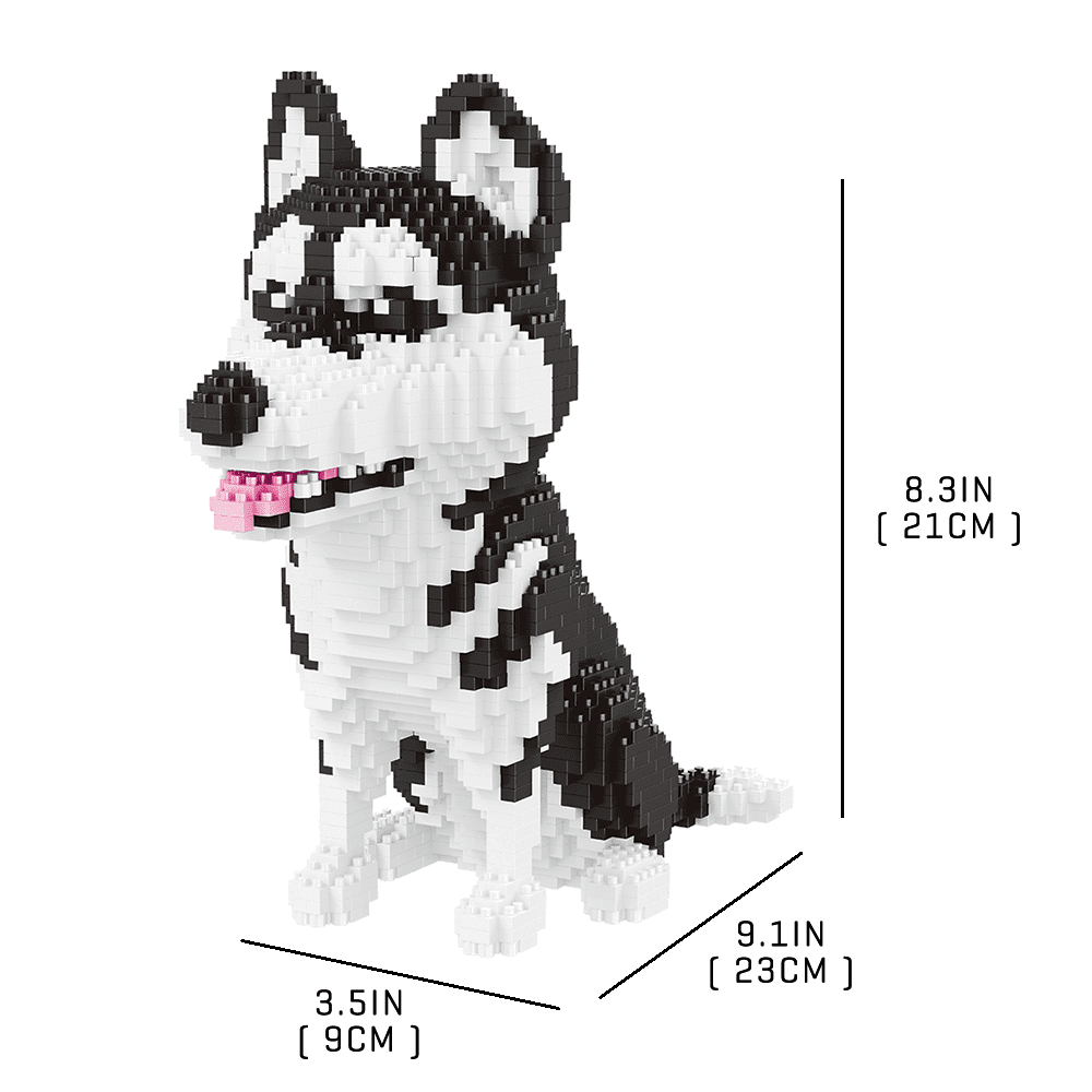 Husky Puppy - Block Center