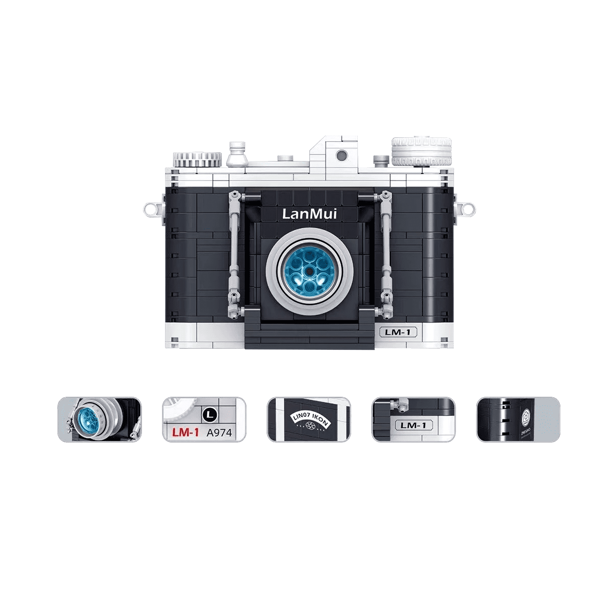 1900s Vintage Camera - Block Center