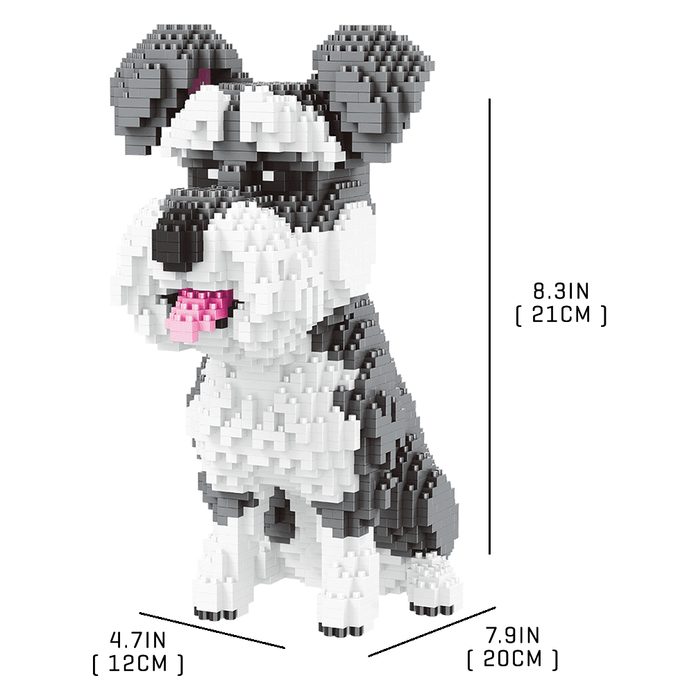 Schnauzer Dog - Block Center