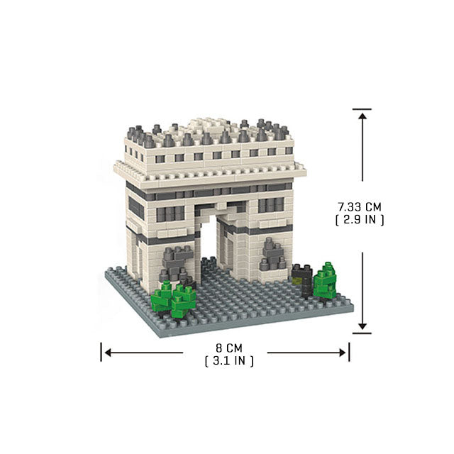 Triumphal Arch (Paris) - Nano Blocks Set - Block Center