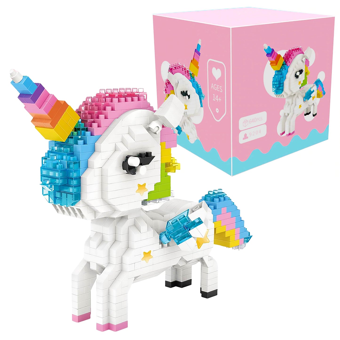 Rainbow Unicorn - Block Center