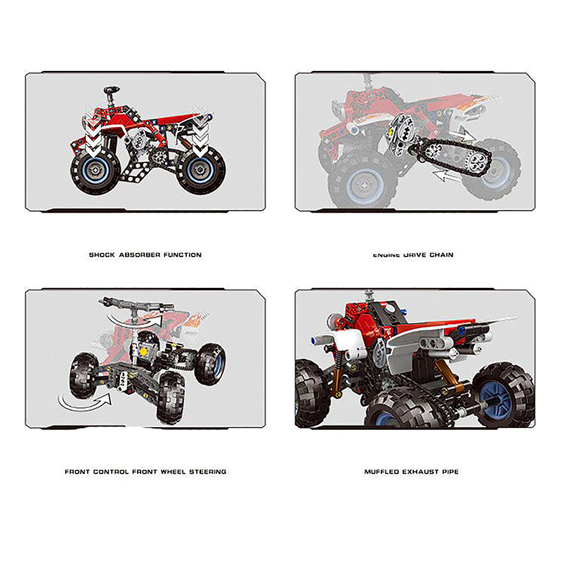 Beach Motorcycle - Block Center