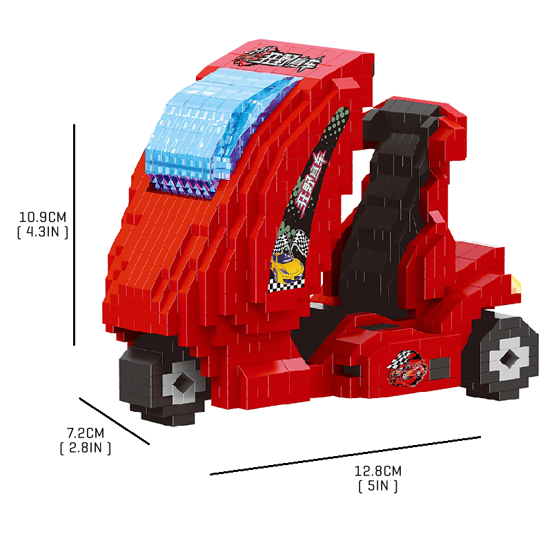Racing Motorcycle - Block Center