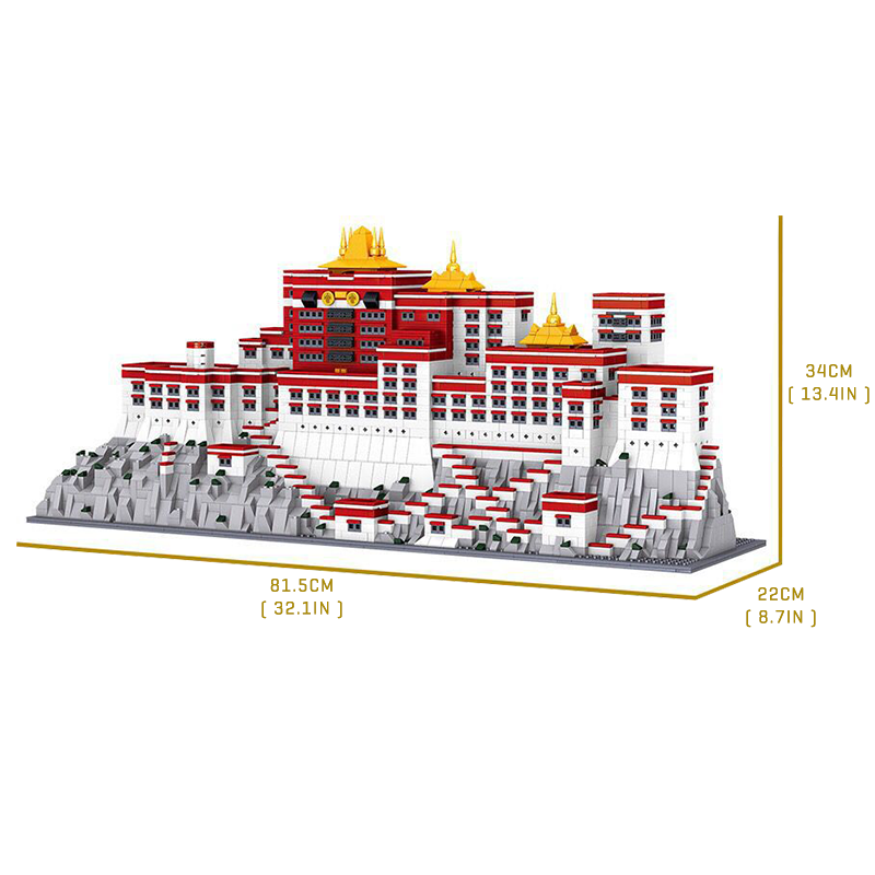 Tibet Potala Palace - Block Center