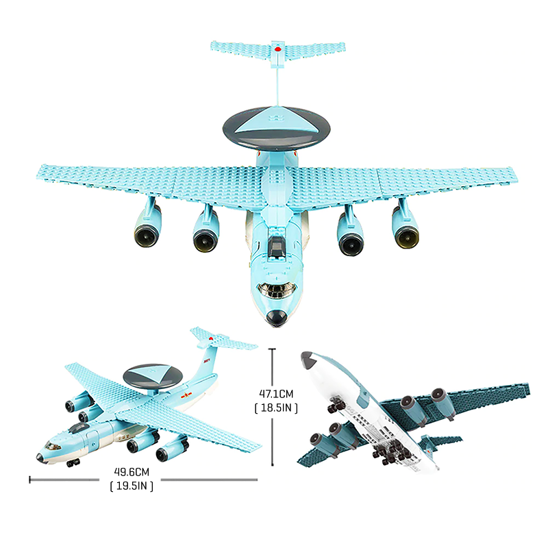 KC 2000 AWACS Airplane - Block Center
