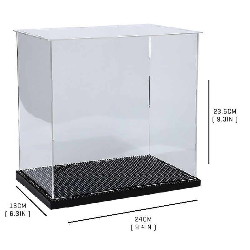 Blocks Transparent Display Box - Block Center