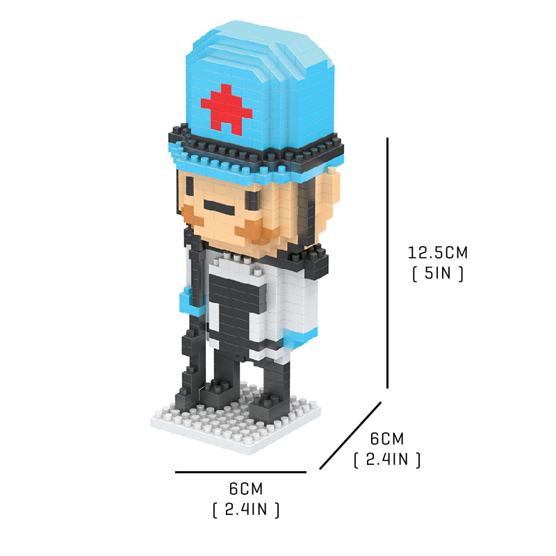 Little Blue Nutcracker - Block Center