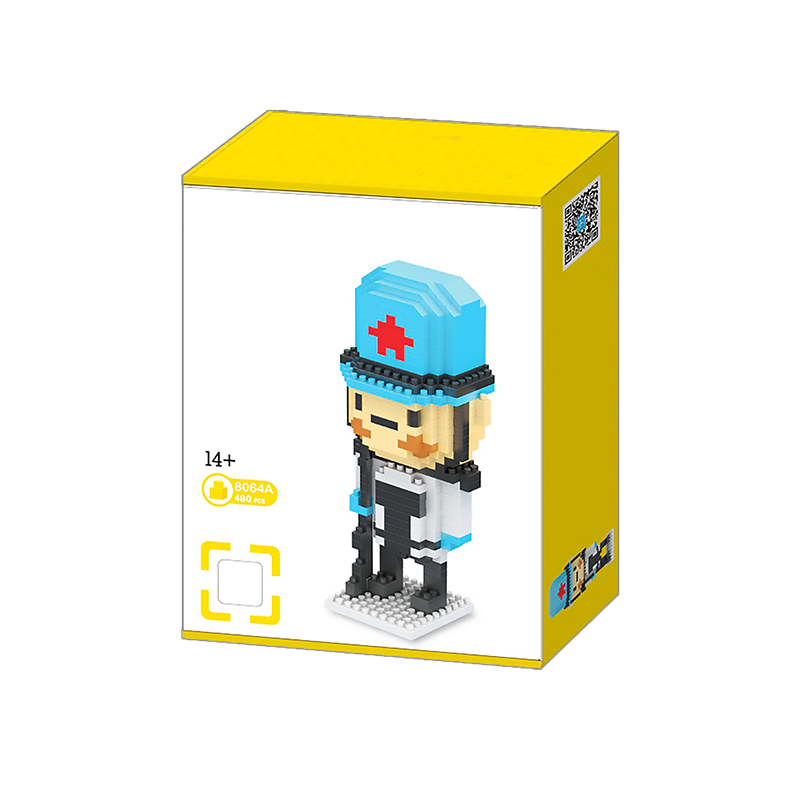 Little Blue Nutcracker - Block Center