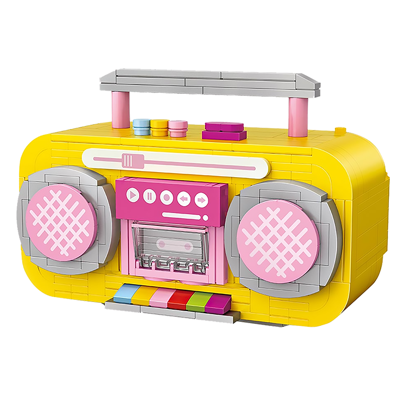 Yellow/Pink Juke Box - Block Center