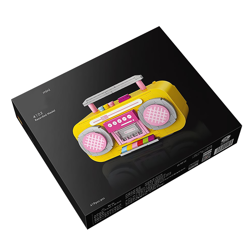 Yellow/Pink Juke Box - Block Center