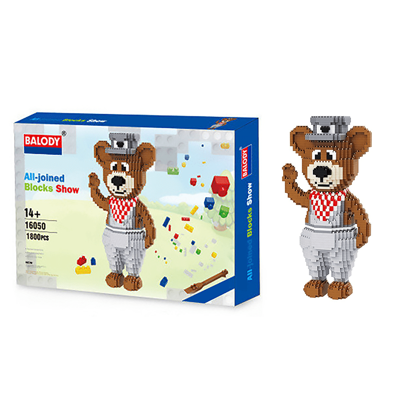 Gentleman Bear - Block Center