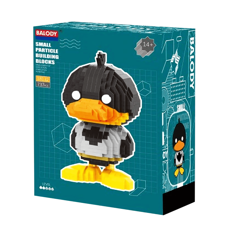 Little Dark Duck - Block Center