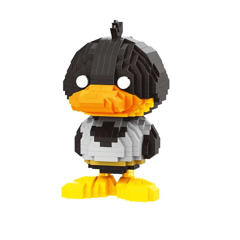 Little Dark Duck - Block Center