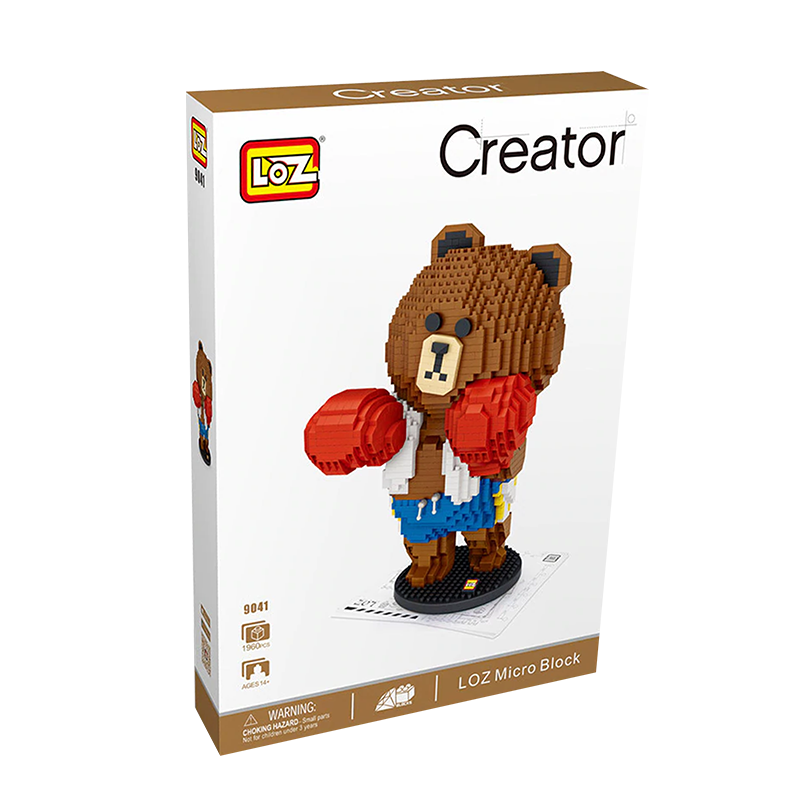 Fun Boxing Bear - Block Center