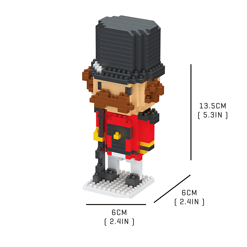 Little British Nutcracker - Block Center