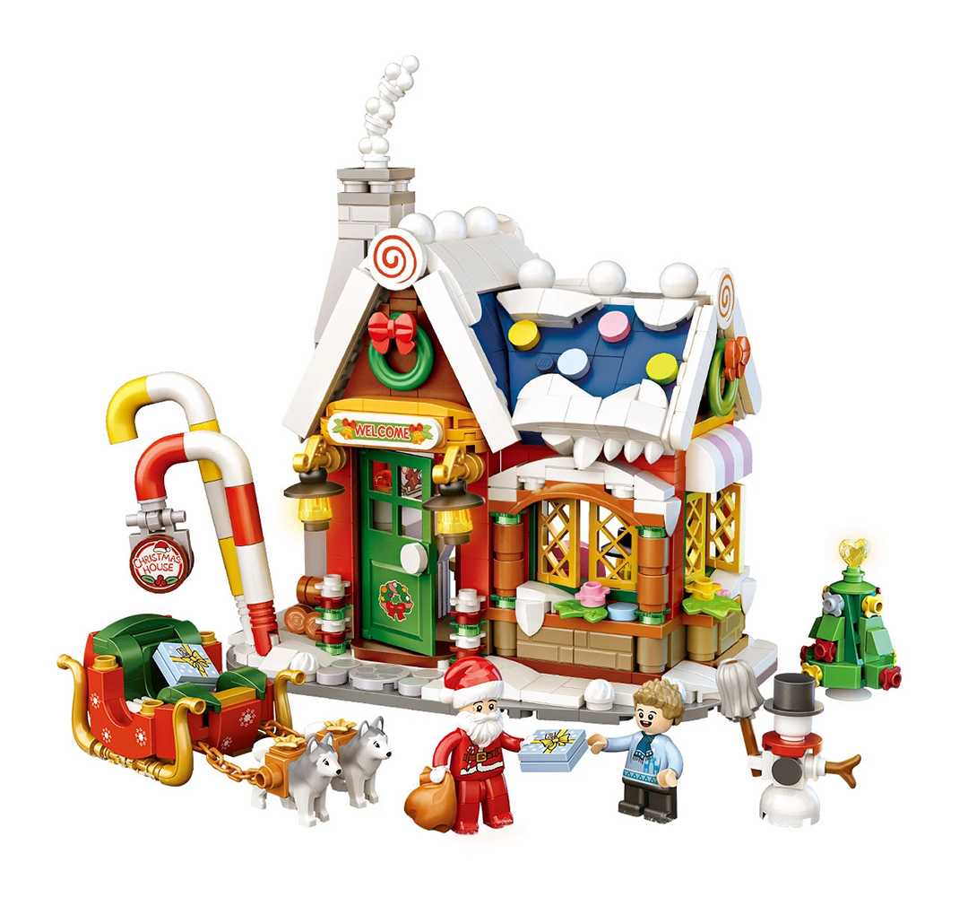 Special Winter Christmas House - Block Center