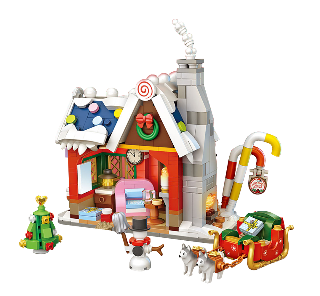 Special Winter Christmas House - Block Center