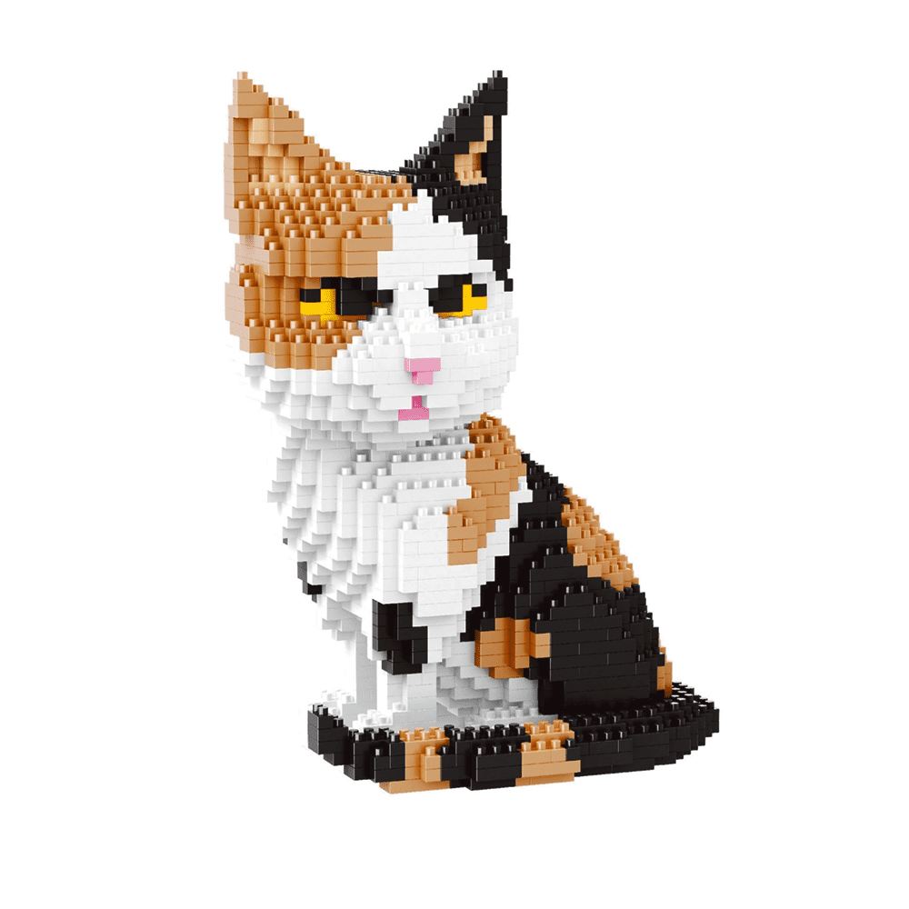 Calico Cat - Block Center